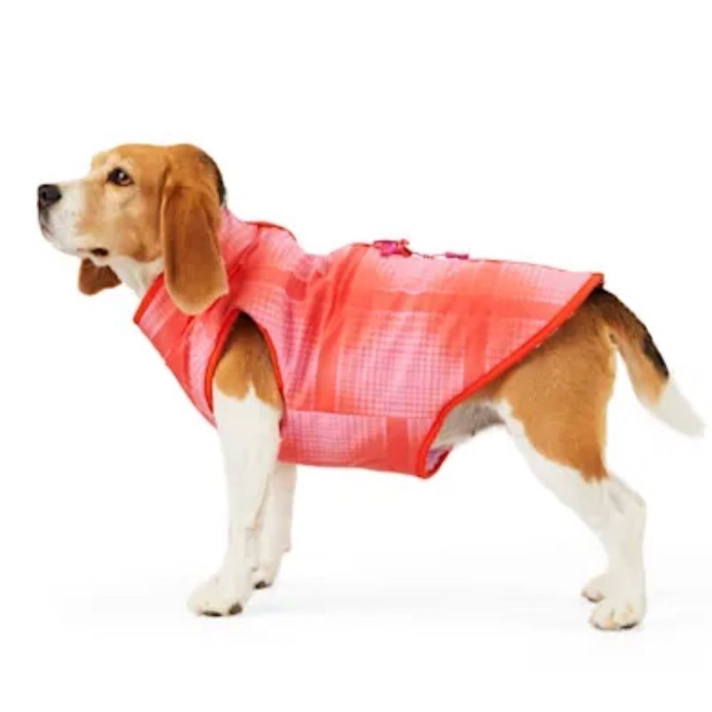Soft Fleece Color Blocked Reversible Dog Coat - Picture 8 of 8